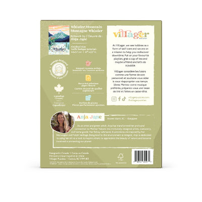 Whistler Mountain 500 Piece Puzzle | Villager Puzzles | boogie + birdie