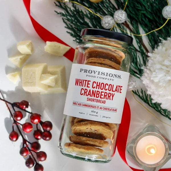 White Chocolate Cranberry Shortbread | Provisions Food Company | boogie + birdie