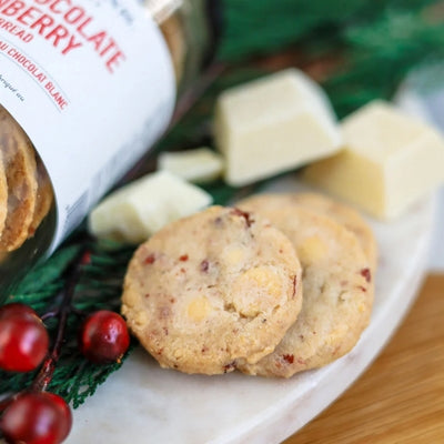 White Chocolate Cranberry Shortbread | Provisions Food Company | boogie + birdie