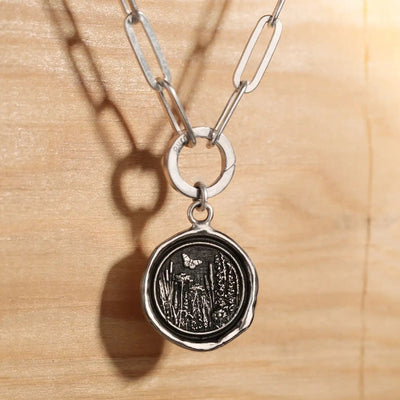Silver Wild At Heart Talisman Necklace | Pyrrah | boogie + birdie