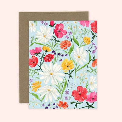 Wildflowers Greeting Card | Almeida Illustrations | boogie + birdie