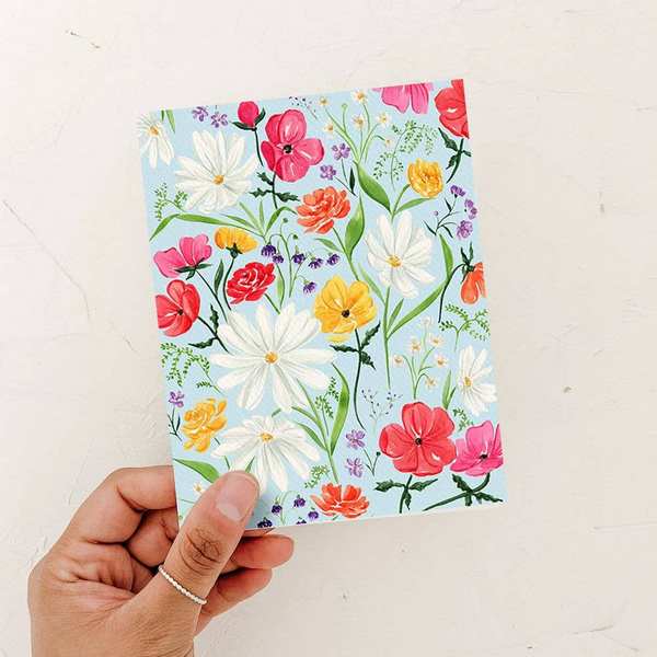 Wildflowers Greeting Card | Almeida Illustrations | boogie + birdie
