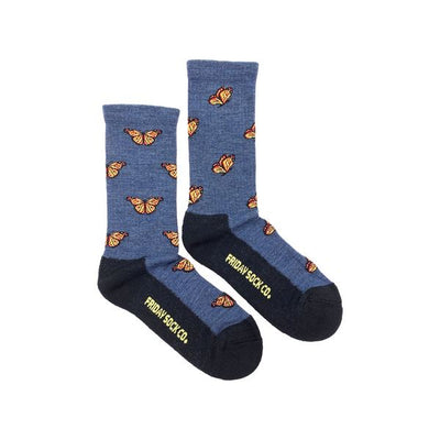 Women's Butterfly Merino Wool Socks | Friday Sock Co. | boogie + birdie