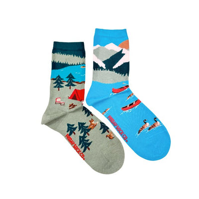 Women's Canada Moutain Scene Socks | Friday Sock Co. | boogie + birdie