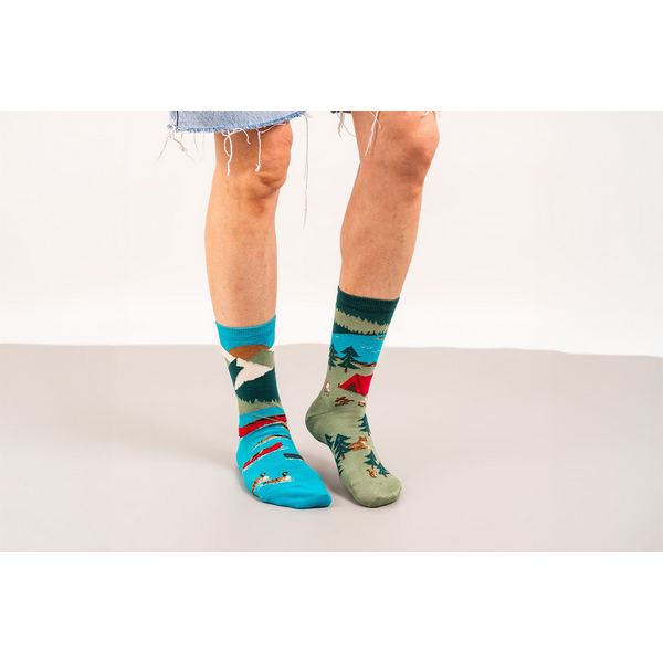 Women's Canada Moutain Scene Socks | Friday Sock Co. | boogie + birdie