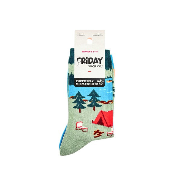Women's Canada Moutain Scene Socks | Friday Sock Co. | boogie + birdie