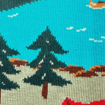 Women's Canada Moutain Scene Socks | Friday Sock Co. | boogie + birdie