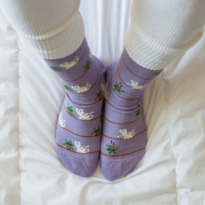 Women's Cat & Plant Socks | Friday Sock Co. | boogie + birdie