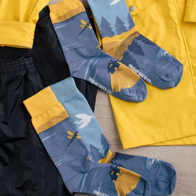 Women's Great Lakes Landscape Socks | Friday Sock Co. | boogie + birdie