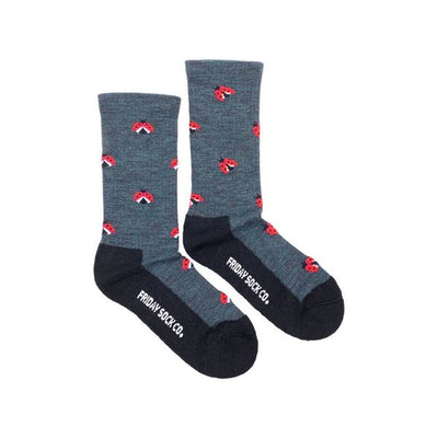 Women's Ladybug Merino Wool Socks | Friday Sock Co. | boogie + birdie