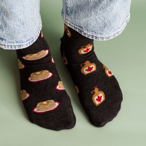 Women's Maple Syrup & Pancakes Socks | Friday Sock Co. | boogie + birdie