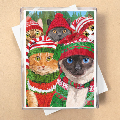 Cat Selfie Christmas Card | Allport | boogie + birdie