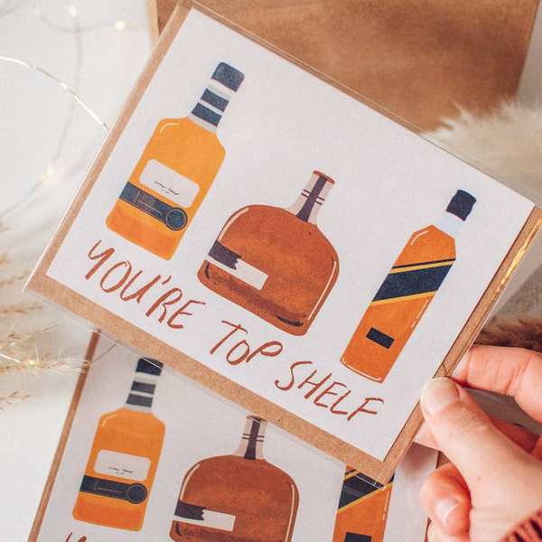 You're Top Shelf Birthday Card | Brush + Bird Paper Co. | boogie + birdie