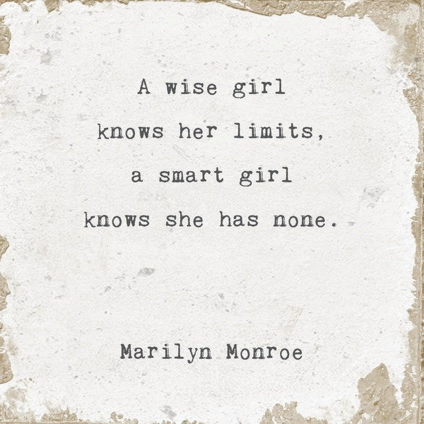 A Wise Girl Marble Coaster | Cedar Mountain | boogie + birdie