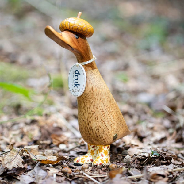 Bamboo Woodland Duckling in Acorn Hat | DCUK | boogie + birdie

