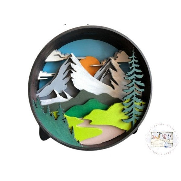 Adventure Awaits Shadow Box Kit | Our Little Makery | boogie + birdie