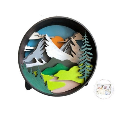 Adventure Awaits Shadow Box Kit | Our Little Makery | boogie + birdie