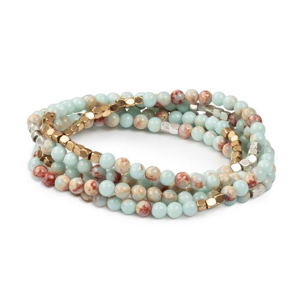 Agalmatolite Wrap Bracelet/Necklace | Scout | boogie + birdie