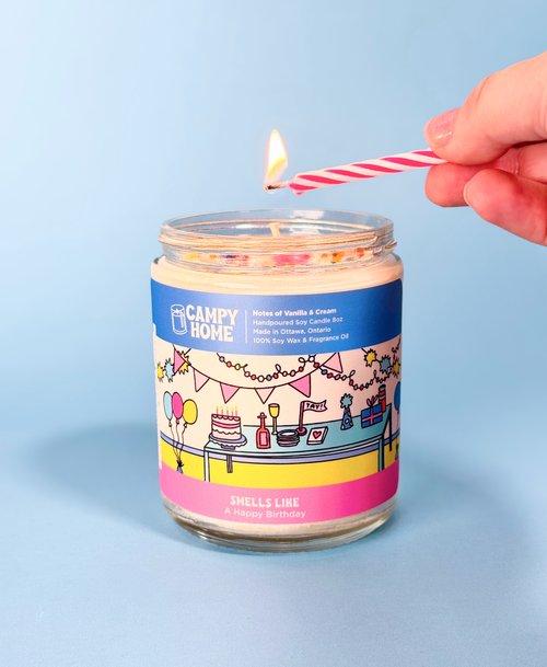A Happy Birthday Campy Candle | Campy | boogie + birdie

