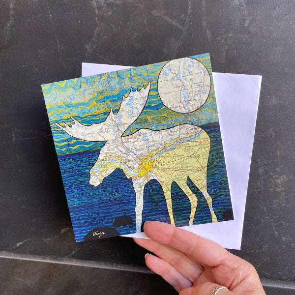 Moose Gatineau Park Card | Alan Dhingra | boogie + birdie

