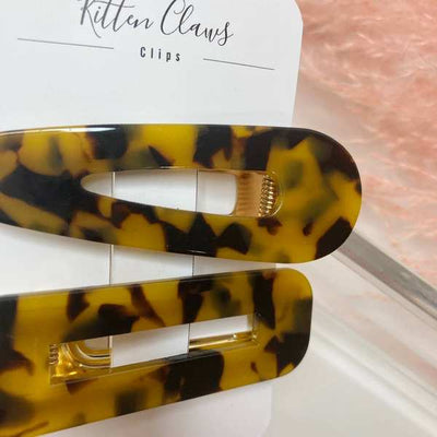 Alligator Tortoise Hair Clips | Set of 2 | Kitten Claws Clips | boogie + birdie