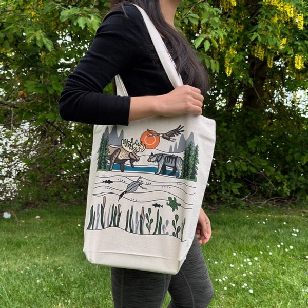 All My Relatives Everyday Tote Bag - Lac Seul First Nation/Ojibwe | Native Northwest | boogie + birdie