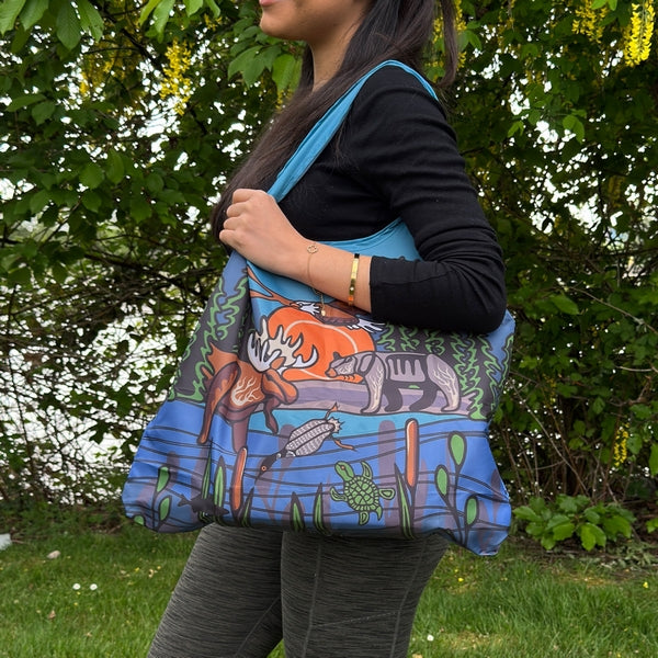 All My Relatives Foldable Bag - Lac Seul First Nation/Ojibwe | Native Northwest | boogie + birdie