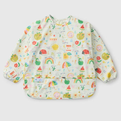 Alphabet Smiles Long Sleeve Bib (LSBIBAPS) | Loulou Lollipop | boogie + birdie