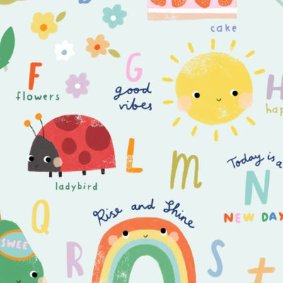 Alphabet Smiles Long Sleeve Bib (LSBIBAPS) | Loulou Lollipop | boogie + birdie