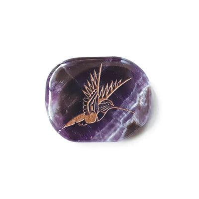 Amethyst Hummingbird Spirit Stone | Native Northwest | boogie + birdie