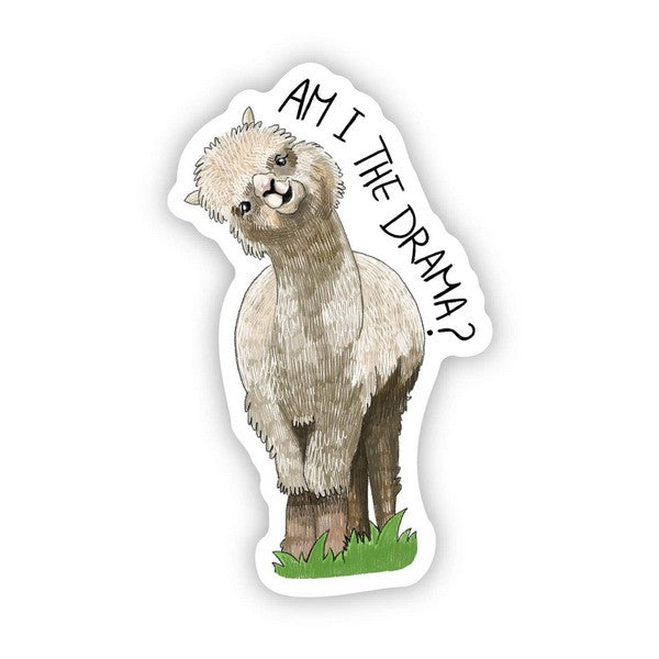 Am I The Drama Llama Sticker | Big Moods | boogie + birdie