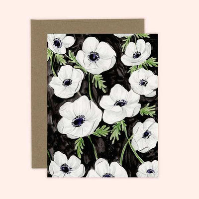 Anemone Florals Greeting Card | Almeida Illustrations | boogie + birdie