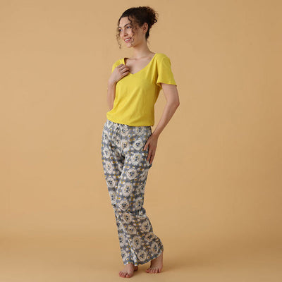 Anne PJ Pants in a Bag | Mahogany | boogie + birdie