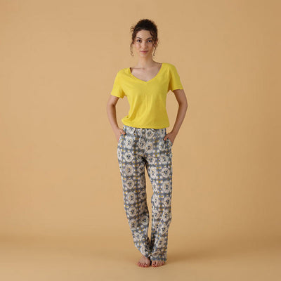 Anne PJ Pants in a Bag | Mahogany | boogie + birdie
