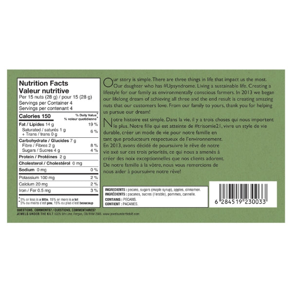 Apple Pie Pecans 115g | Jewels Under the Kilt | boogie + birdie