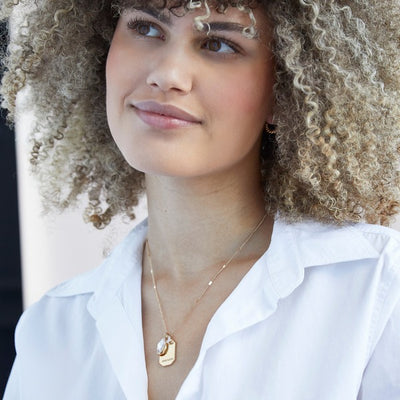 April Quartz Birthstone Necklace | Foxy Originals | boogie + birdie