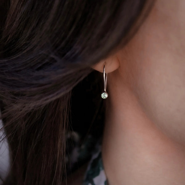 Aquamarine Goldfill Ear Pins | Open Fire | boogie + birdie