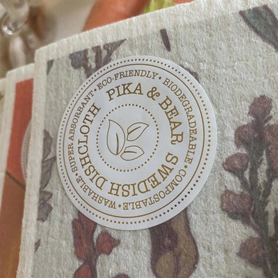 Nouveau Wildflower Swedish Dishcloth | Pika & Bear | boogie + birdie