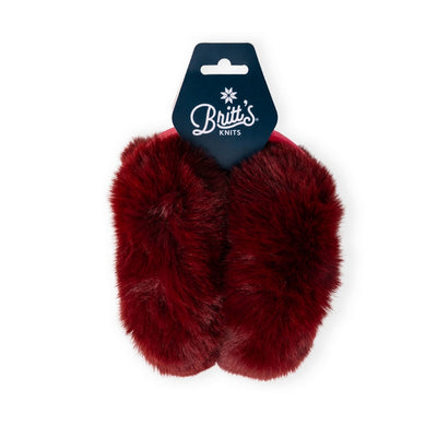 Black Faux Fur Earmuffs | Britt's Knits | boogie + birdie
