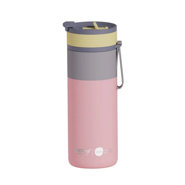 Pastel Peach Travel Mug 20oz | asobu Bottles | boogie + birdie

