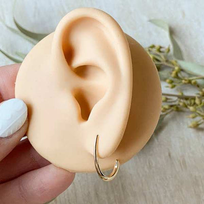 Gold Aspyn Hoops (ASP-HOO-20) | Agaveh Girl | boogie + birdie