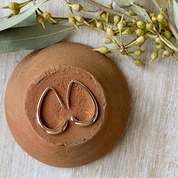 Gold Aspyn Hoops (ASP-HOO-20) | Agaveh Girl | boogie + birdie