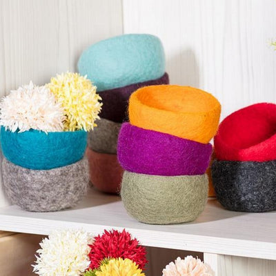 Assorted Mini Felt Bowls | Decor | boogie + birdie