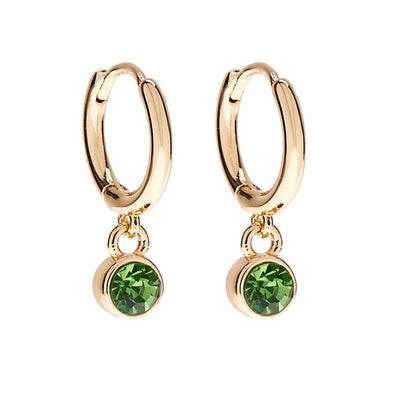 August Peridot Birthstone Drop Earrings | Foxy Originals | boogie + birdie