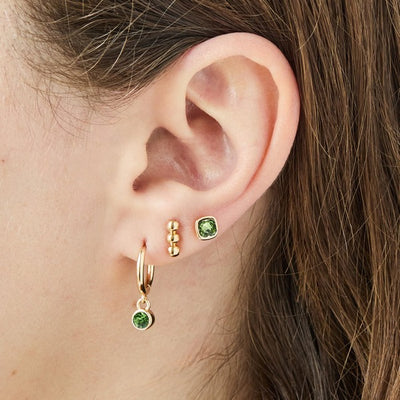 August Peridot Birthstone Drop Earrings | Foxy Originals | boogie + birdie
