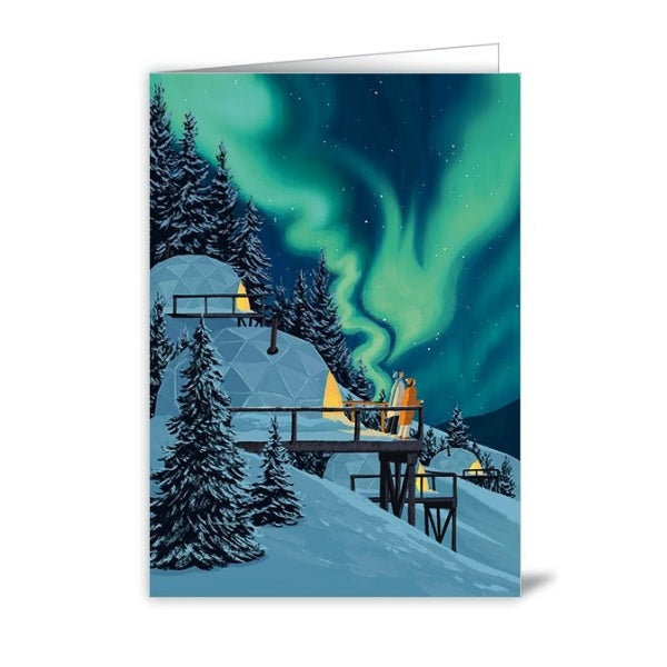 Aurora Borealis Christmas Card | Quire | boogie + birdie
