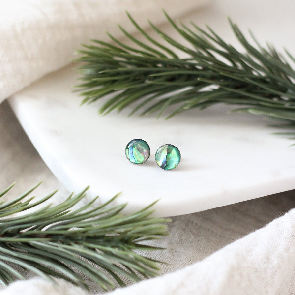 Aurora Borealis Stud Earrings | Birch Jewellery | boogie + birdie
