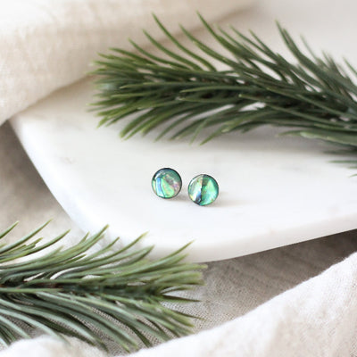 Aurora Borealis Stud Earrings | Birch Jewellery | boogie + birdie