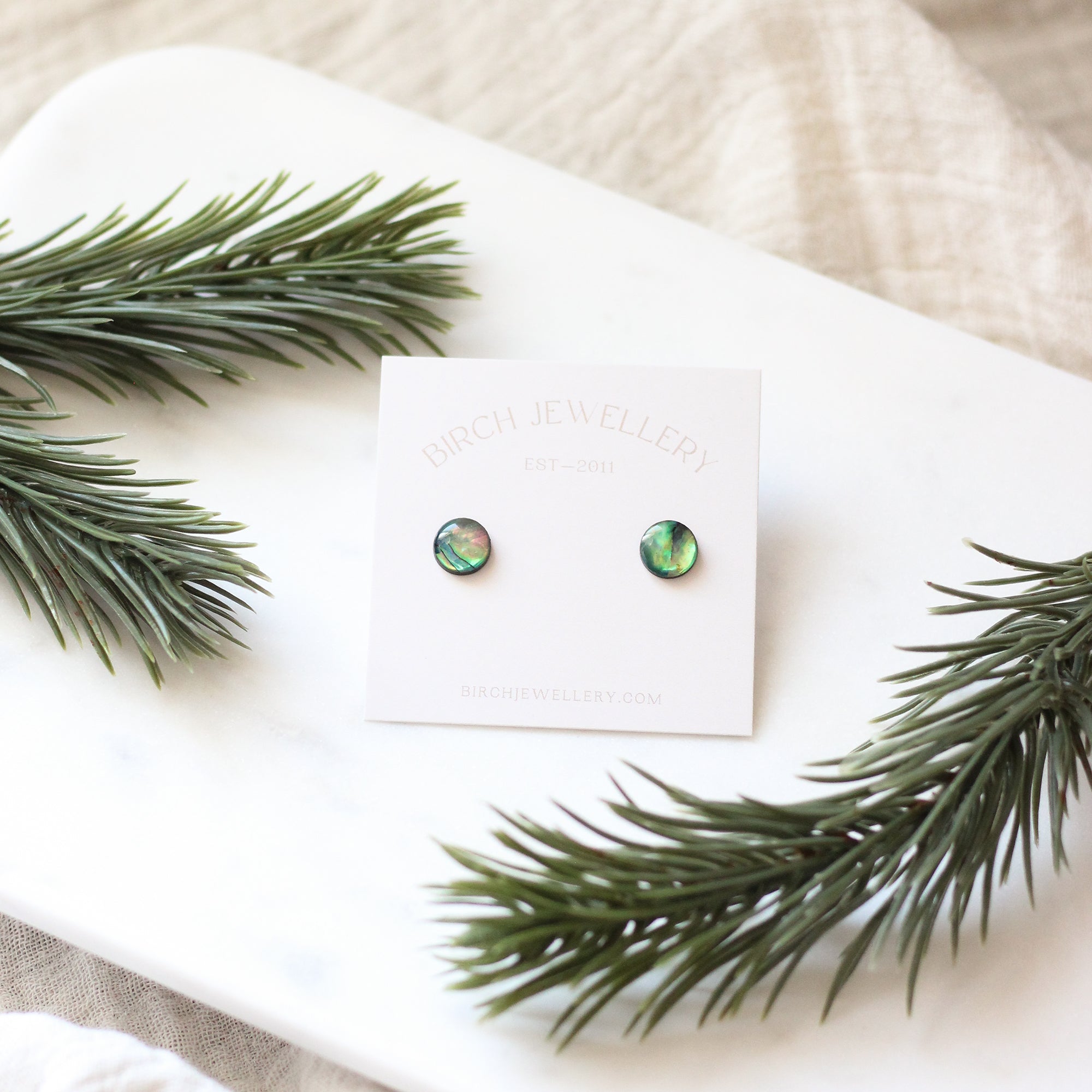 Aurora Borealis Stud Earrings | Birch Jewellery | boogie + birdie