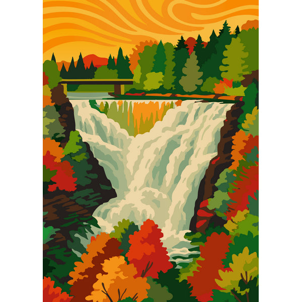 Autumn Cascade 1000 Piece Puzzle | Villager Puzzles | boogie + birdie